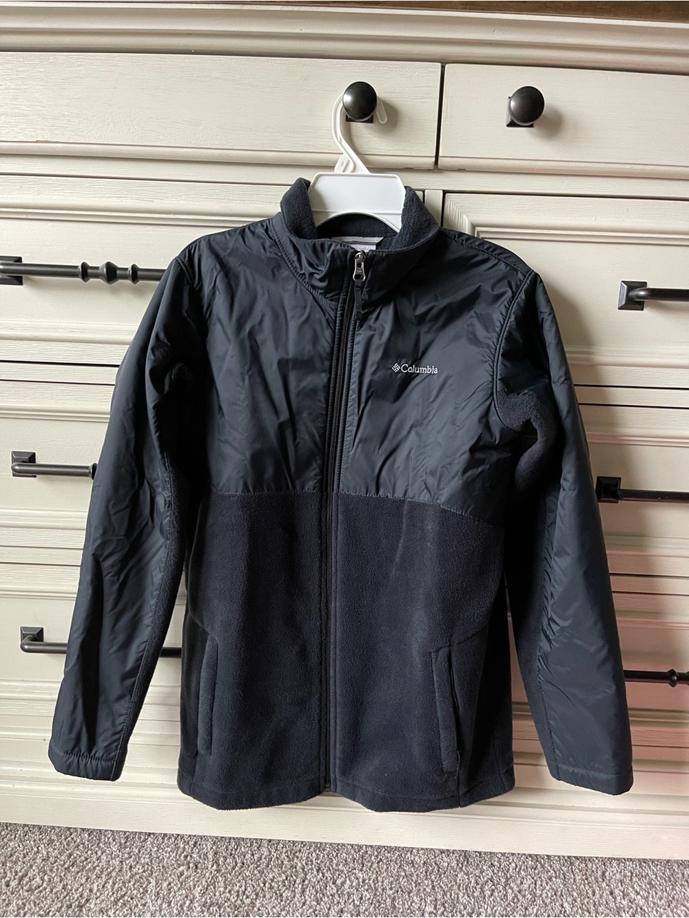 Columbia Kids Black Full-Zip Jacket size large